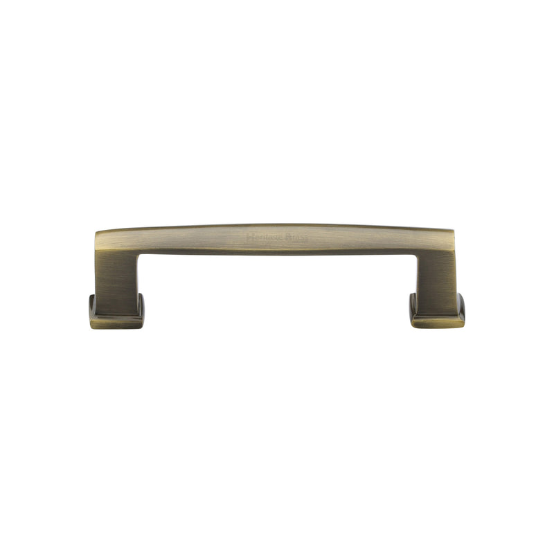 Heritage Brass Cabinet Pull Vintage Design 102mm CTC Antique Brass Finish - C4384 102-AT - Choice Handles