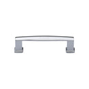 Heritage Brass Cabinet Pull Vintage Design 102mm CTC Polished Chrome Finish - C4384 102-PC - Choice Handles