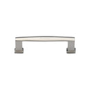 Heritage Brass Cabinet Pull Vintage Design 102mm CTC Polished Nickel Finish - C4384 102-PNF - Choice Handles