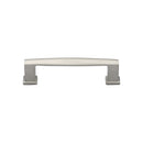 Heritage Brass Cabinet Pull Vintage Design 102mm CTC Satin Nickel Finish - C4384 102-SN - Choice Handles