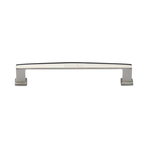 Heritage Brass Cabinet Pull Vintage Design 152mm CTC Polished Nickel Finish - C4384 152-PNF - Choice Handles