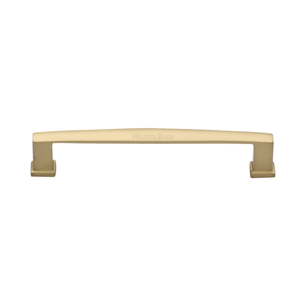 Heritage Brass Cabinet Pull Vintage Design 152mm CTC Satin Brass Finish - C4384 152-SB - Choice Handles