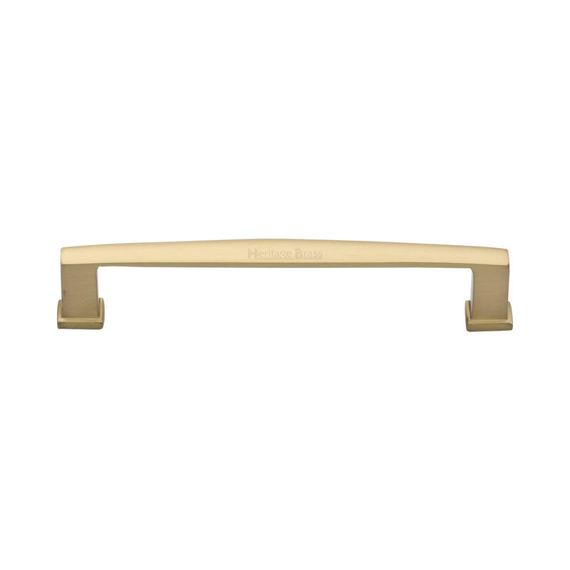 Heritage Brass Cabinet Pull Vintage Design 152mm CTC Satin Brass Finish - C4384 152-SB - Choice Handles
