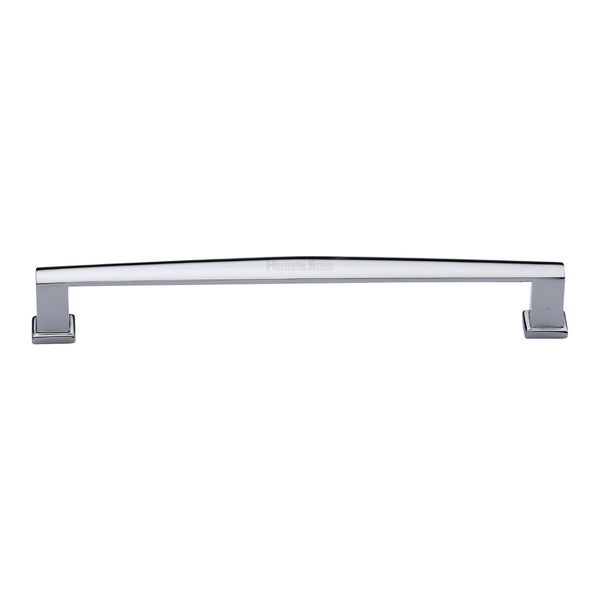 Heritage Brass Cabinet Pull Vintage Design 203mm CTC Polished Chrome Finish
 - C4384 203-PC - Choice Handles