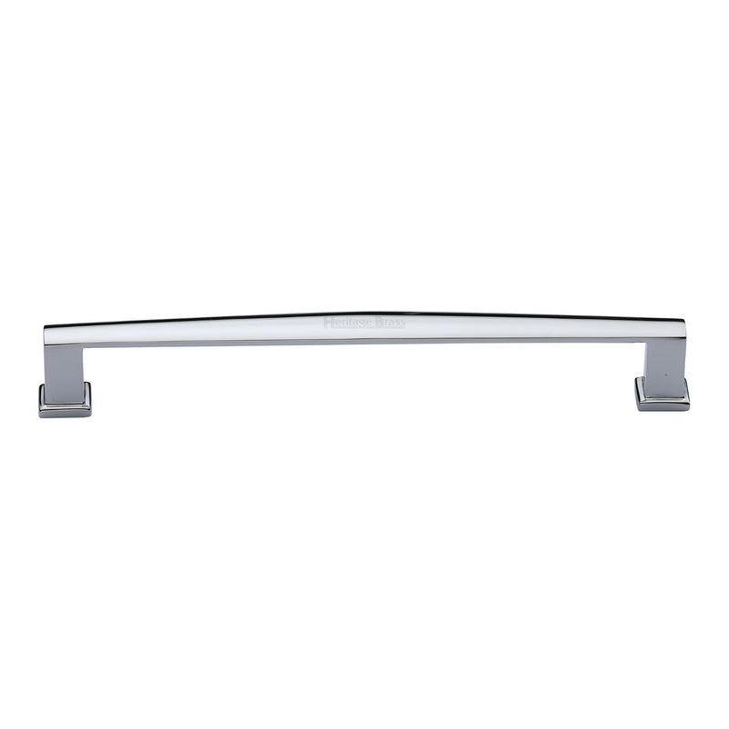 Heritage Brass Cabinet Pull Vintage Design 203mm CTC Polished Chrome Finish
 - C4384 203-PC - Choice Handles