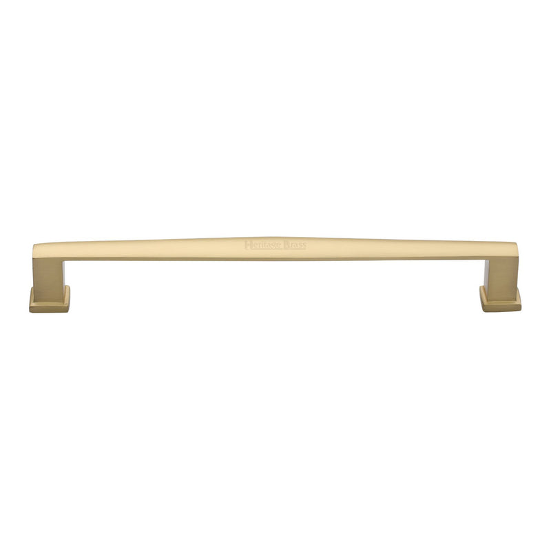 Heritage Brass Cabinet Pull Vintage Design 203mm CTC Satin Brass Finish
 - C4384 203-SB - Choice Handles