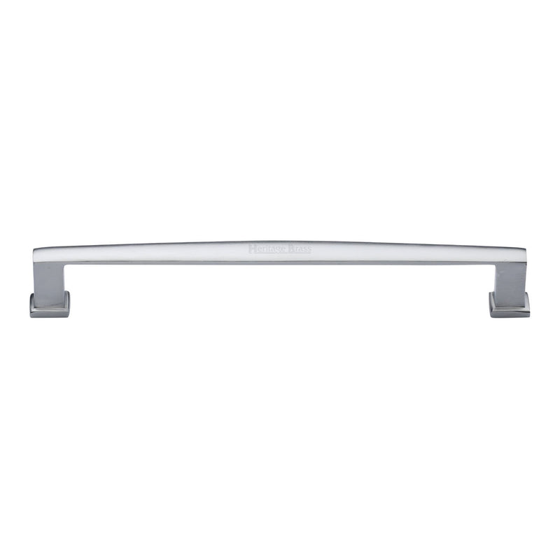 Heritage Brass Cabinet Pull Vintage Design 203mm CTC Satin Chrome Finish
 - C4384 203-SC - Choice Handles