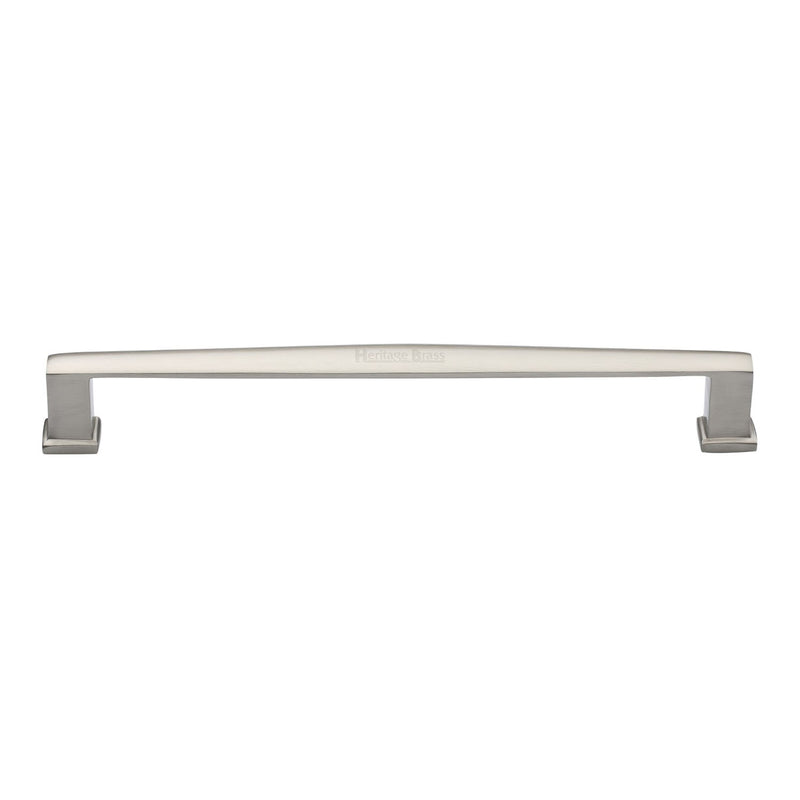 Heritage Brass Cabinet Pull Vintage Design 203mm CTC Satin Nickel Finish
 - C4384 203-SN - Choice Handles