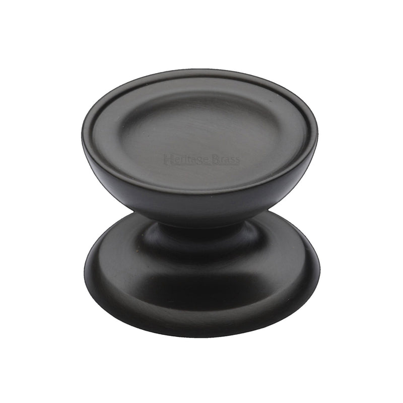 Heritage Brass Cabinet Knob Surrey Design 32mm Matt Bronze finish - C4386 32-MB - Choice Handles