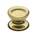 Heritage Brass Cabinet Knob Surrey Design 32mm Polished Brass finish - C4386 32-PB - Choice Handles