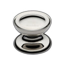 Heritage Brass Cabinet Knob Surrey Design 32mm Polished Nickel - C4386 32-PNF - Choice Handles
