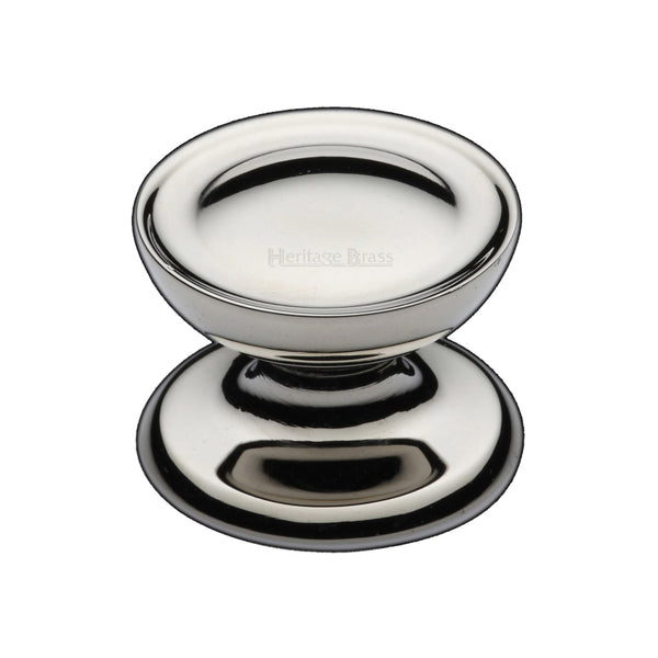 Heritage Brass Cabinet Knob Surrey Design 32mm Polished Nickel - C4386 32-PNF - Choice Handles