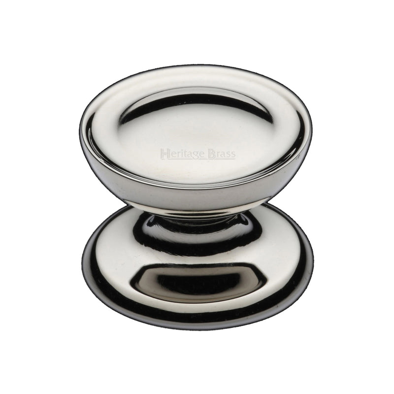Heritage Brass Cabinet Knob Surrey Design 32mm Polished Nickel - C4386 32-PNF - Choice Handles