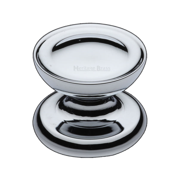 Heritage Brass Cabinet Knob Surrey Design 38mm Polished Chrome finish - C4386 38-PC - Choice Handles