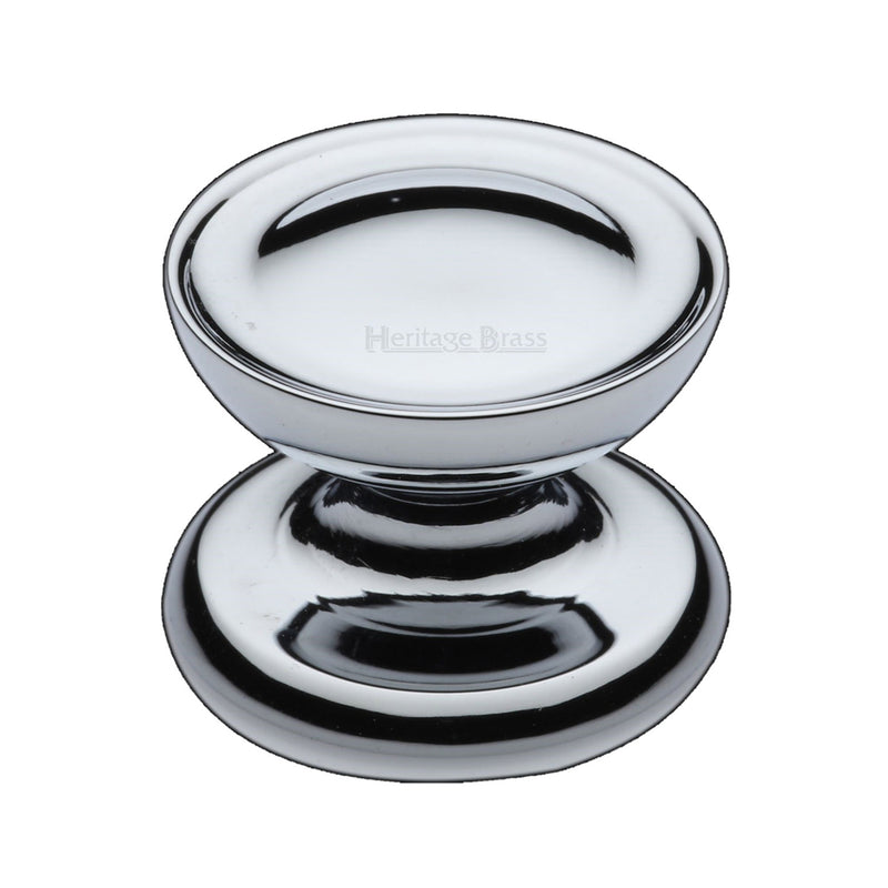 Heritage Brass Cabinet Knob Surrey Design 38mm Polished Chrome finish - C4386 38-PC - Choice Handles