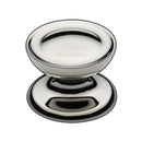 Heritage Brass Cabinet Knob Surrey Design 38mm Polished Nickel - C4386 38-PNF - Choice Handles