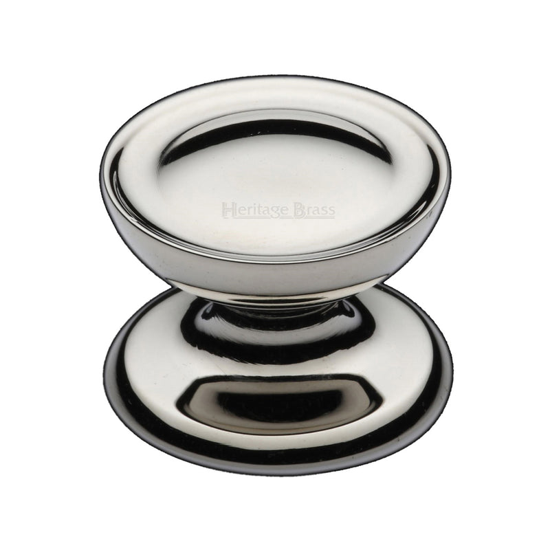 Heritage Brass Cabinet Knob Surrey Design 38mm Polished Nickel - C4386 38-PNF - Choice Handles