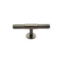 Heritage Brass Cabinet Knob Knurled Fountain Design 60mm Antique Brass finish - C4463 60-AT - Choice Handles