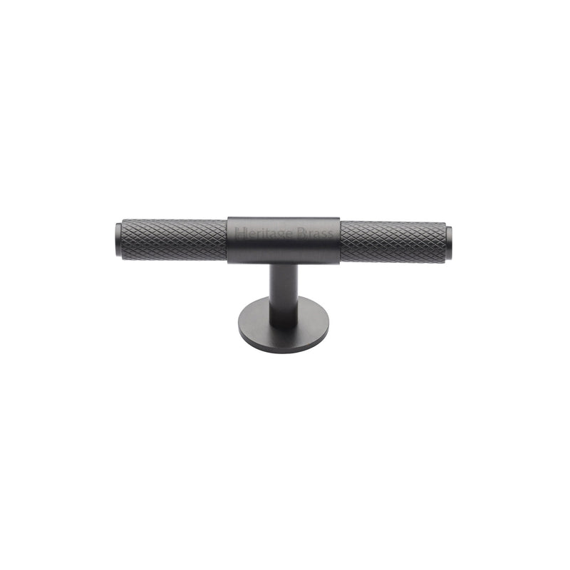 Heritage Brass Cabinet Knob Knurled Fountain Design 60mm Matt Bronze finish - C4463 60-MB - Choice Handles