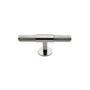 Heritage Brass Cabinet Knob Knurled Fountain Design 60mm Polished Nickel - C4463 60-PNF - Choice Handles