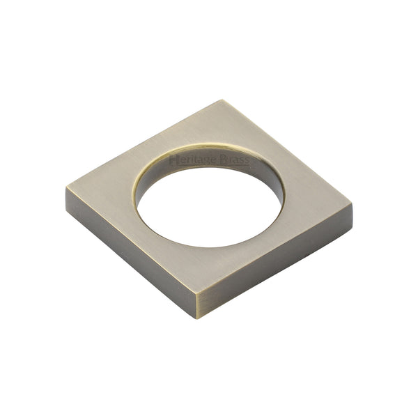 Heritage Brass Cabinet Knob Mystic Design 40mm Antique Brass finish - C4465-AT - Choice Handles