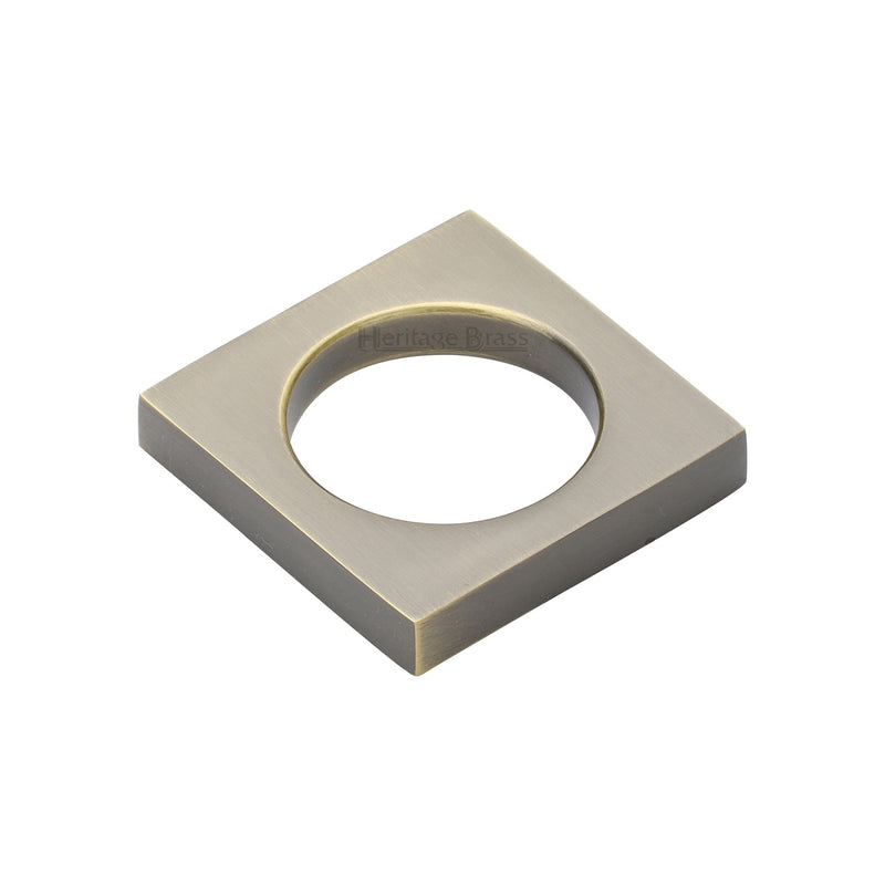 Heritage Brass Cabinet Knob Mystic Design 40mm Antique Brass finish - C4465-AT - Choice Handles