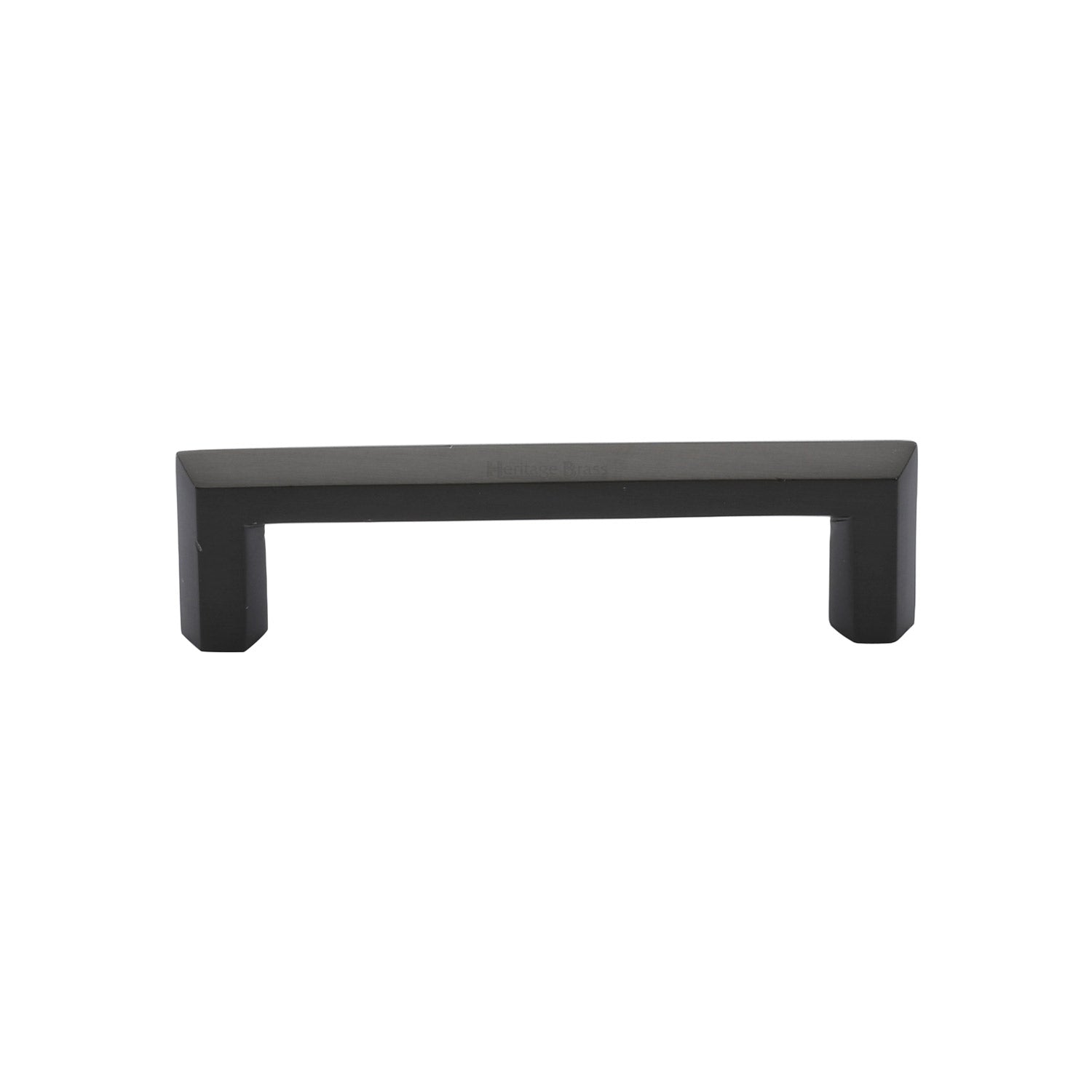 Heritage Brass Cabinet Pull Hex Profile Design 102mm CTC Matt Bronze F
