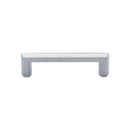 Heritage Brass Cabinet Pull Hex Profile Design 102mm CTC Satin Chrome Finish - C4473 102-SC - Choice Handles