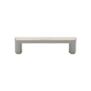 Heritage Brass Cabinet Pull Hex Profile Design 102mm CTC Satin Nickel Finish - C4473 102-SN - Choice Handles