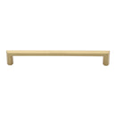 Heritage Brass Cabinet Pull Hex Profile Design 203mm CTC Satin Brass Finish - C4473 203-SB - Choice Handles