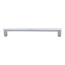 Heritage Brass Cabinet Pull Hex Profile Design 203mm CTC Satin Chrome Finish - C4473 203-SC - Choice Handles