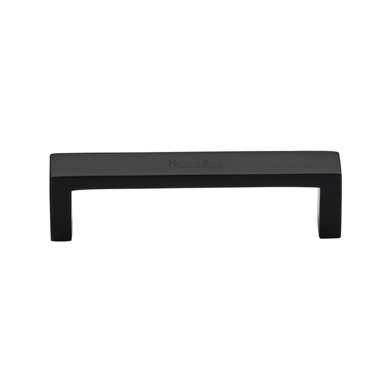Heritage Brass Cabinet Pull Wide Metro Design 101mm CTC Matt Black Finish - C4520 101-BKMT - Choice Handles