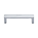 Heritage Brass Cabinet Pull Wide Metro Design 101mm CTC Satin Chrome Finish - C4520 101-SC - Choice Handles