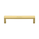 Heritage Brass Cabinet Pull Wide Metro Design 128mm CTC Satin Brass Finish - C4520 128-SB - Choice Handles