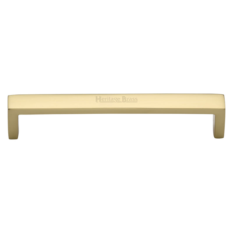 Heritage Brass Cabinet Pull Wide Metro Design 152mm CTC Polished Brass Finish - C4520 152-PB - Choice Handles
