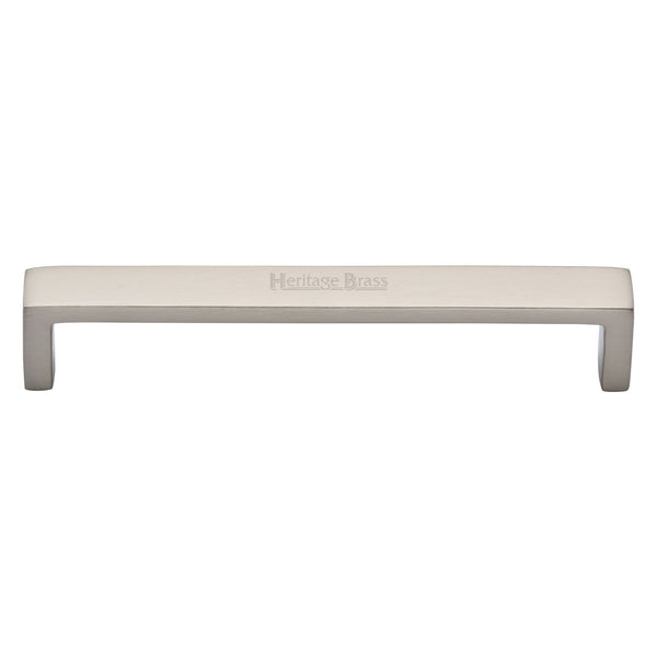 Heritage Brass Cabinet Pull Wide Metro Design 152mm CTC Satin Nickel Finish - C4520 152-SN - Choice Handles