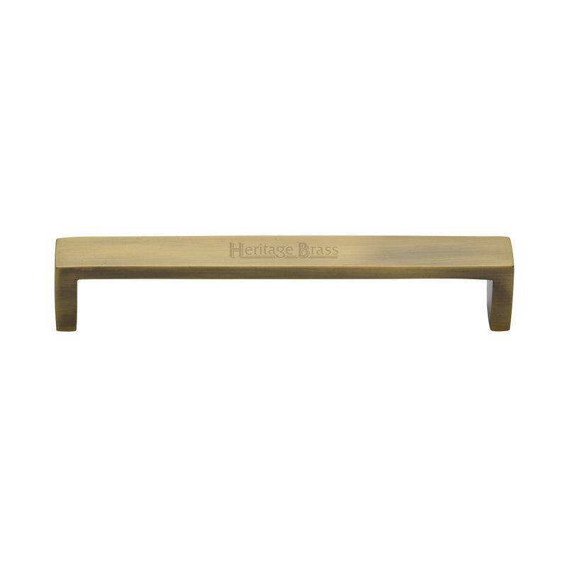 Heritage Brass Cabinet Pull Wide Metro Design 160mm CTC Antique Brass Finish - C4520 160-AT - Choice Handles