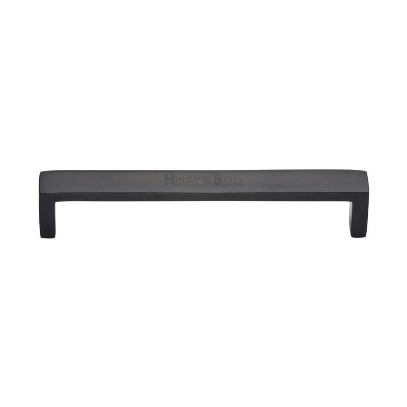 Heritage Brass Cabinet Pull Wide Metro Design 160mm CTC Matt Black Finish - C4520 160-BKMT - Choice Handles