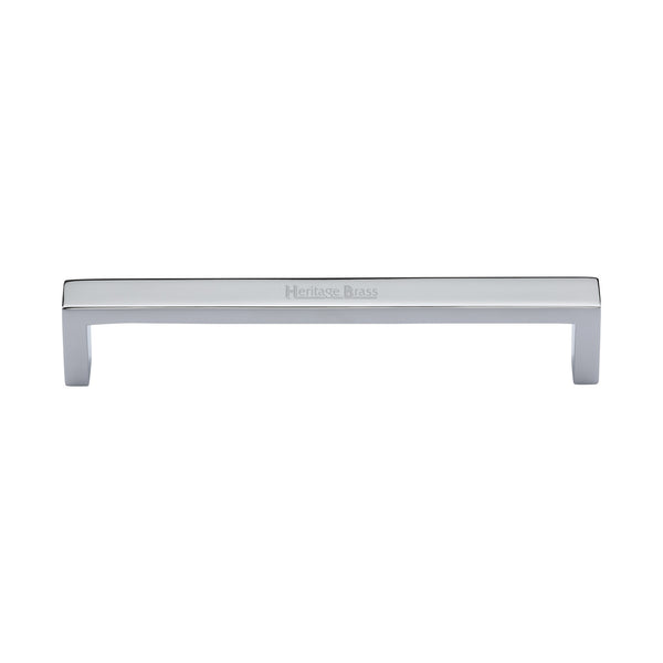 Heritage Brass Cabinet Pull Wide Metro Design 160mm CTC Polished Chrome Finish - C4520 160-PC