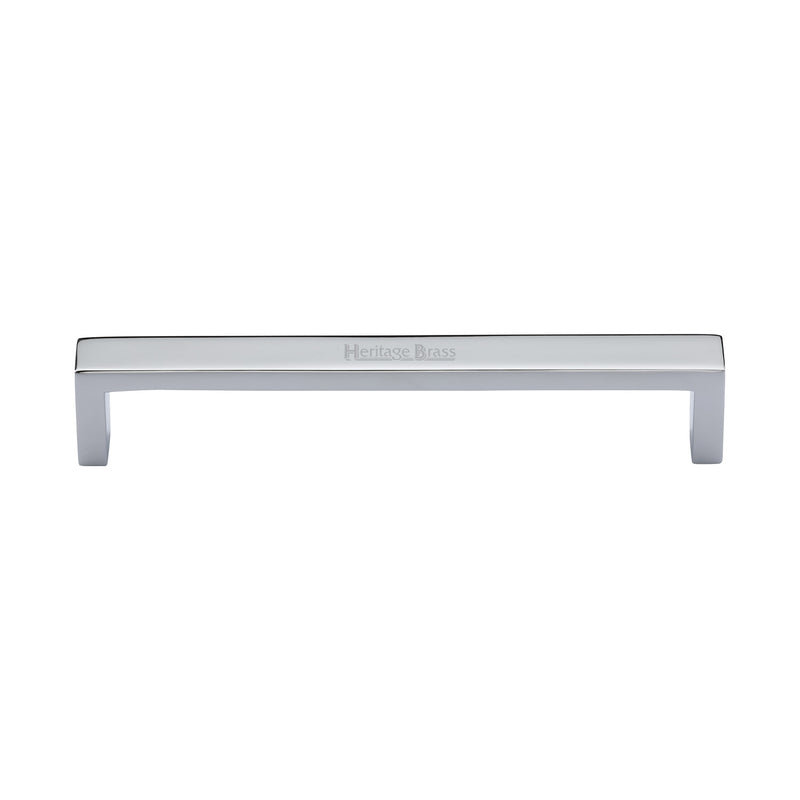 Heritage Brass Cabinet Pull Wide Metro Design 160mm CTC Polished Chrome Finish - C4520 160-PC