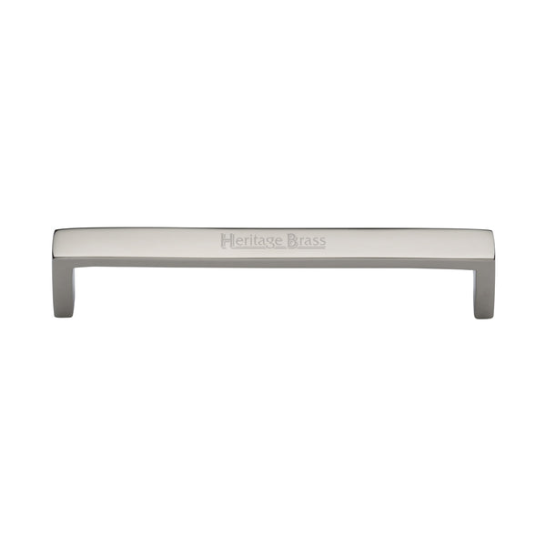 Heritage Brass Cabinet Pull Wide Metro Design 160mm CTC Polished Nickel Finish - C4520 160-PNF - Choice Handles