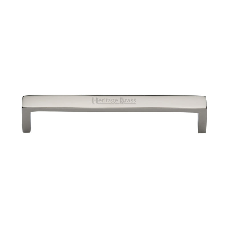 Heritage Brass Cabinet Pull Wide Metro Design 160mm CTC Polished Nickel Finish - C4520 160-PNF - Choice Handles