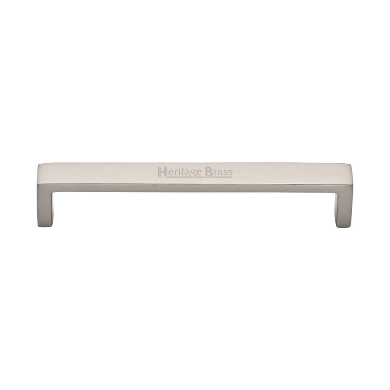 Heritage Brass Cabinet Pull Wide Metro Design 160mm CTC Satin Nickel Finish - C4520 160-SN - Choice Handles