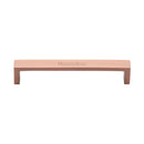 Heritage Brass Cabinet Pull Wide Metro Design 160mm CTC Satin Rose Gold Finish - C4520 160-SRG - Choice Handles