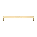 Heritage Brass Cabinet Pull Wide Metro Design 192mm CTC Polished Brass Finish - C4520 192-PB - Choice Handles
