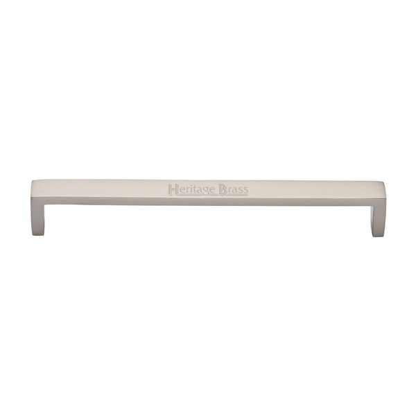 Heritage Brass Cabinet Pull Wide Metro Design 192mm CTC Satin Nickel Finish - C4520 192-SN - Choice Handles