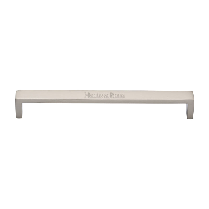 Heritage Brass Cabinet Pull Wide Metro Design 192mm CTC Satin Nickel Finish - C4520 192-SN - Choice Handles