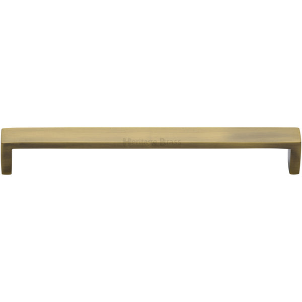 Heritage Brass Cabinet Pull Wide Metro Design 203mm CTC Antique Finish - C4520 203-AT - Choice Handles
