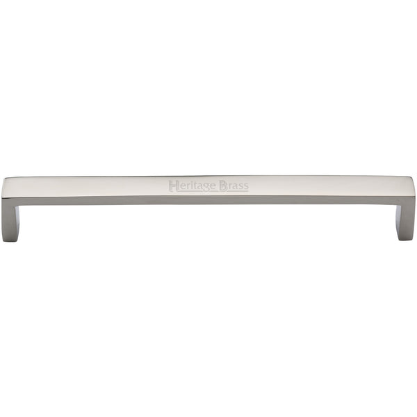Heritage Brass Cabinet Pull Wide Metro Design 203mm CTC Polished Nickel Finish - C4520 203-PNF - Choice Handles