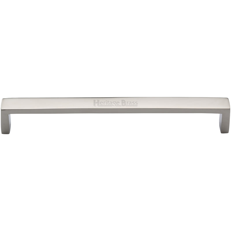 Heritage Brass Cabinet Pull Wide Metro Design 203mm CTC Polished Nickel Finish - C4520 203-PNF - Choice Handles